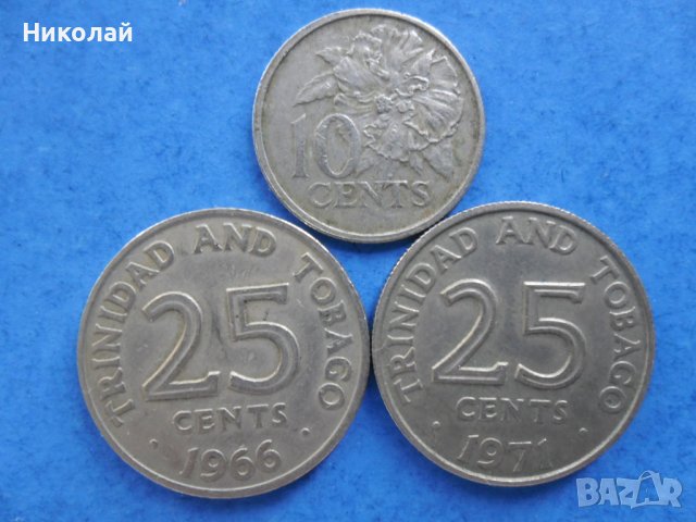 Лот монети Тринидад и тобаго, снимка 1 - Нумизматика и бонистика - 42206614