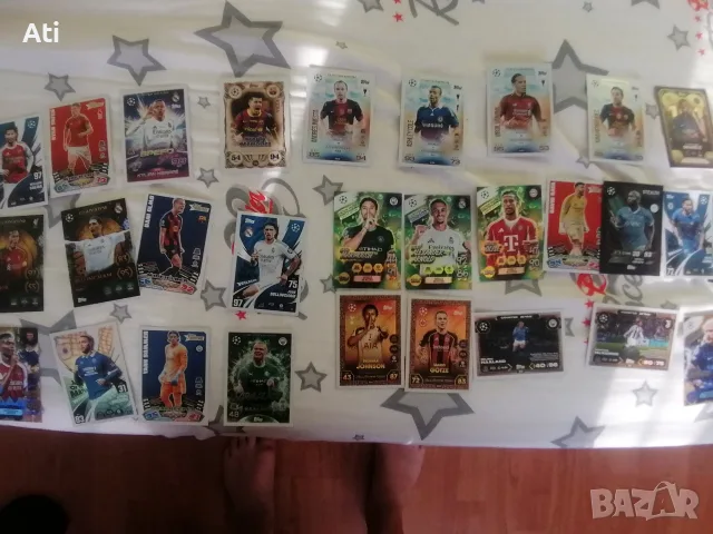СПЕШНО Продавам пълния лот от над 40 броя оригинални футболни карти Topps Match Attax , снимка 2 - Колекции - 55804694