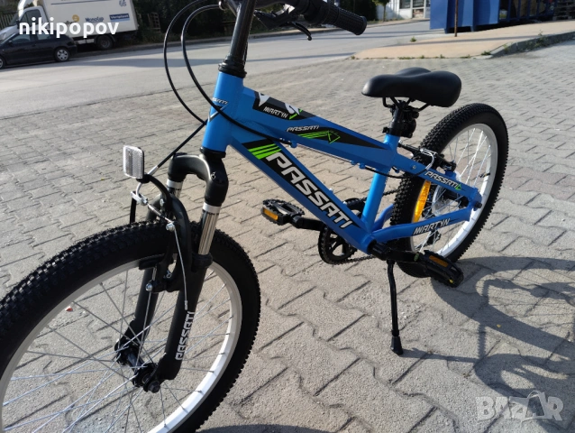 BG Алуминиев велосипед 20" MARTY син, снимка 6 - Велосипеди - 54334636