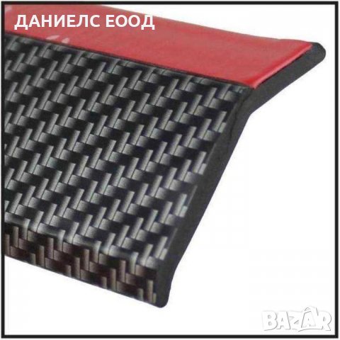 Универсален гумен Лип Спойлер за предна броня, КАРБОН, снимка 5 - Аксесоари и консумативи - 38973505