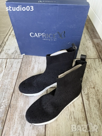 Дамски високи обувки Caprice, снимка 2 - Маратонки - 56137617