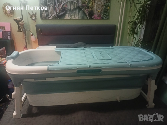 Нова сгъваема вана, снимка 3 - Душ кабини и вани - 52368932