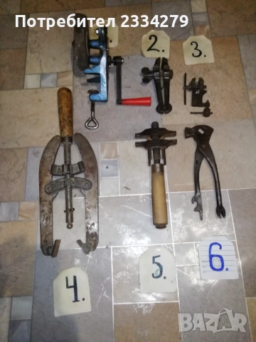 Стари инструменти от 30-50години.