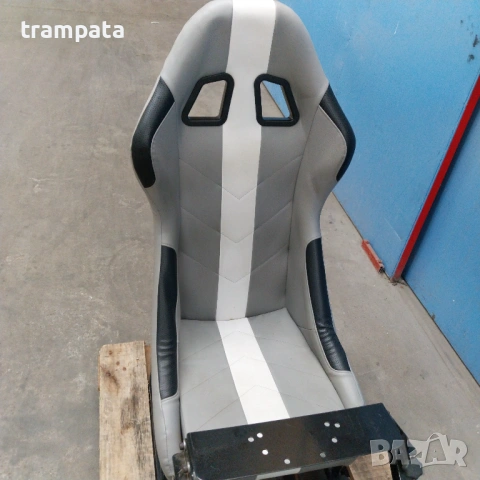 НАЙ ДОБРАТА ОФЕРТА Симулатор  геймърска стойка ,седалка за волан и педали., снимка 3 - Аксесоари - 53212918