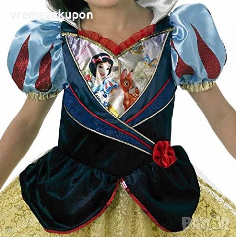 Рокля на Снежанка с корона в луксозна подаръчна кутия, снимка 2 - Детски рокли и поли - 30651665