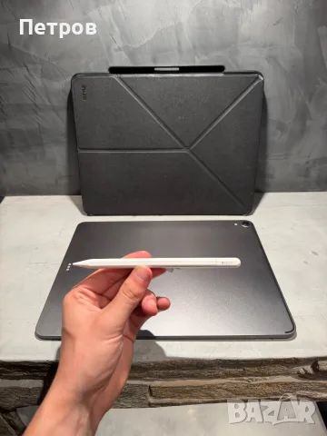 КАТО ЧИСТО НОВ Ipad Pro 12.9” + Apple Pencil + Case, снимка 6 - Таблети - 56079692