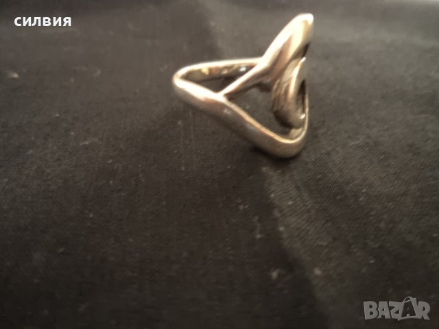 дамски сребърен пръстен