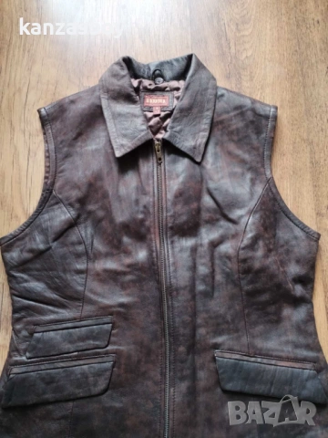 harkila leather vest - дамски кожен елек ЕСТЕСТВЕНА КОЖА 42/Л