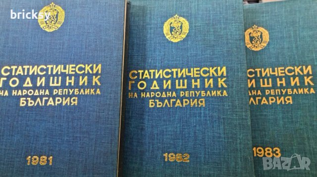 Лот Статистически годишници на Народна република България 1981-1983