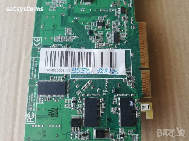 Видео карта ATi Radeon Sapphire 9550 128MB DDR 128bit AGP, снимка 8 - Видеокарти - 38158643