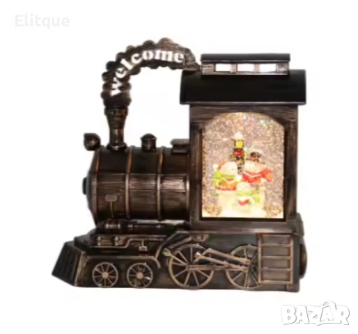 Музикална Коледна декорация влак – снежни човеци или Дядо Коледа, снимка 4 - Други стоки за дома - 52831803