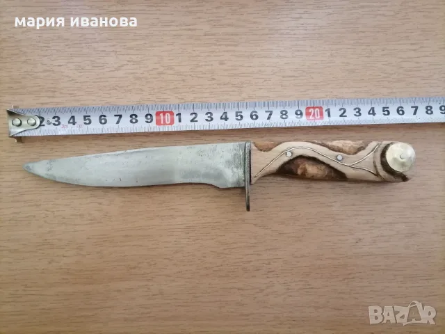 Стар работен нож 4 мм дебело острие