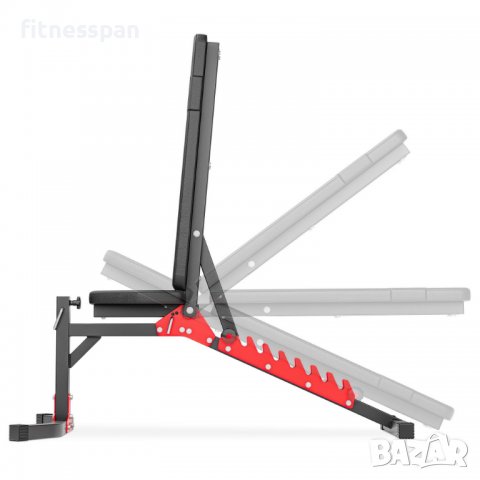 Лежанка с регулиране на наклона, снимка 6 - Фитнес уреди - 38360240