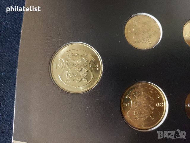 Естония - Комплектен сет от 5 монети, снимка 3 - Нумизматика и бонистика - 37782660