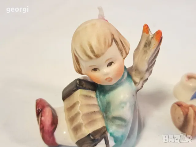 порцеви свещници Hummel Goebel ангелчета , снимка 3 - Декорация за дома - 49601964