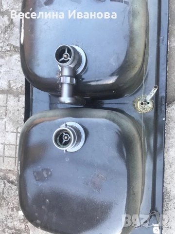 Кухненска двойна мивка Sanitec, снимка 2 - Мивки - 51545686