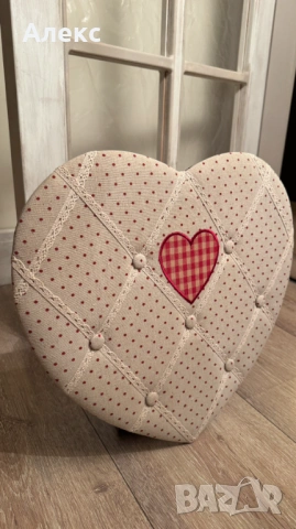 Голямо, качествено мемо пано– сърце, 43см/ 40см, снимка 3 - Декорация за дома - 53330232