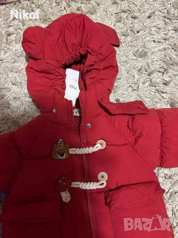 детско червено яке, снимка 4 - Детски якета и елеци - 52815468