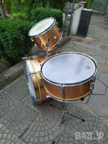 Барабани Maxwin Pearl 3 бр. Brushed Copper Vintage, снимка 8 - Ударни инструменти - 51230336