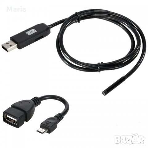 USB ендоскоп бороскоп с камера LED осветление, снимка 6 - Аксесоари и консумативи - 29142754
