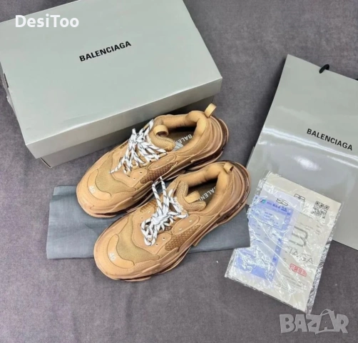Balenciaga Triple S Clear Sole "Camel" , снимка 2 - Маратонки - 54348694
