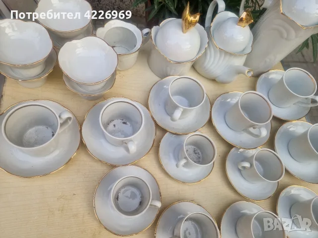 Стар руски комплесен сервиз за чай и кафе, снимка 5 - Сервизи - 55965592