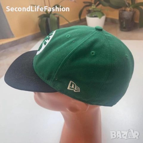 Бейзболна шапка New Era 9FIFTY Boston Celtics NBA, черно зелено размер 7 1/2., снимка 5 - Шапки - 52815446