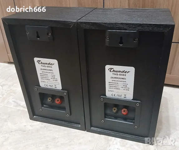 Тонколони Thunder 6ohm 60W 40€, снимка 5 - Тонколони - 56443606