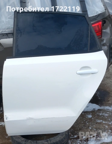 Задна лява врата Vw polo 2009-2016г