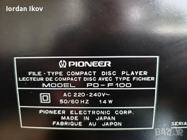 Pioneer PD-F100 , снимка 9 - Декове - 56252245