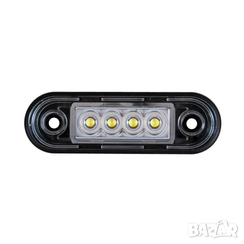 LED габарит 4 LED 83 mm 12-24V с бяла светлина