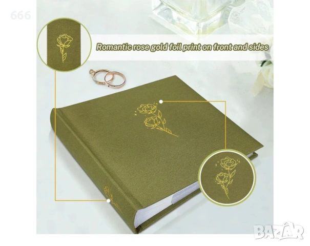 Премиум ленен фотоалбум за 200 снимки , снимка 3 - Други стоки за дома - 54064594