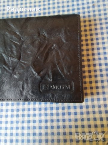 кожен портфейл AMORNI, снимка 2 - Портфейли, портмонета - 39092502