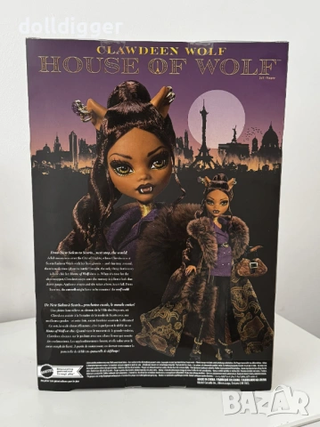 Monster High Skullector Clawdeen Wolf House of Wolf rare NRFB, снимка 3 - Кукли - 54218833