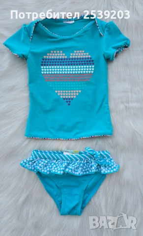 Детски бански и плажна блуза 18-24 месеца, снимка 10 - Бебешки бански - 50719048