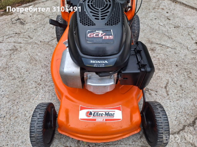 Косачка Honda Oleo-mac 5к.с. самоходна мулчираща с кош, снимка 11 - Градинска техника - 52055688