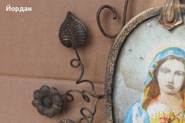 Стар домашен иконостас , снимка 3 - Антикварни и старинни предмети - 36712884