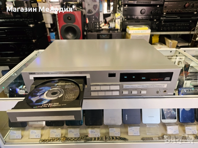 CD Player Yamaha CDX-500 Много рядък модел.  В отлично техническо и визуално състояние., снимка 2 - Декове - 52814007