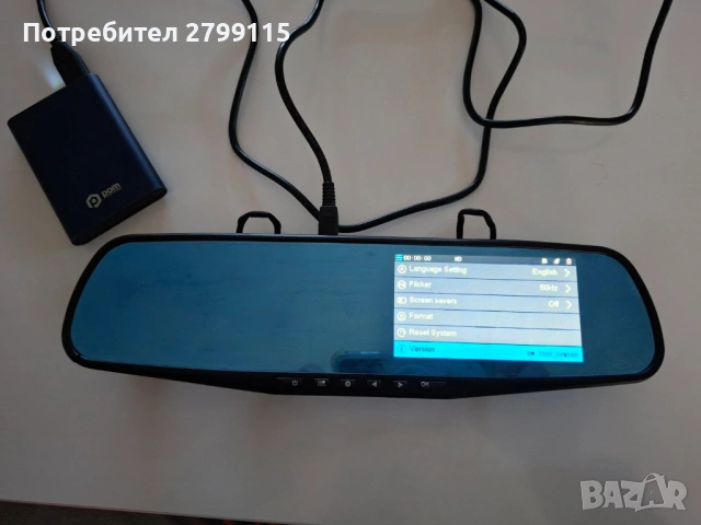 Огледало с камера за кола (Dash Cam), снимка 4 - Аксесоари и консумативи - 53209333