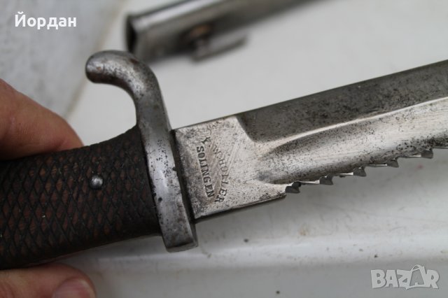 Немски нож, снимка 11 - Антикварни и старинни предмети - 44295244