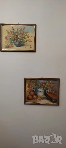 Две картини натюрморт* С дървени рамки* , снимка 6 - Декорация за дома - 51269027