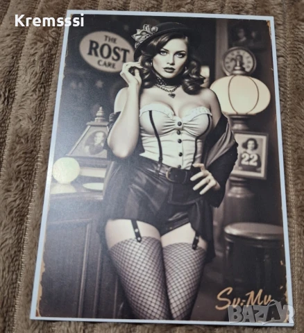 Еротична пощенска картичка/секси момиче, снимка 1