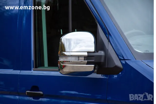 Хром Метални Капаци за огледала огледало VW Crafter 2018+, снимка 4 - Аксесоари и консумативи - 47860033