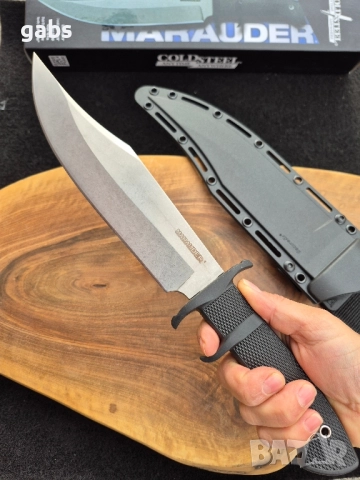 Боен нож COLD STEEL MARAUDER с тактическа кания Kray-Ex, снимка 11 - Ножове - 52008656