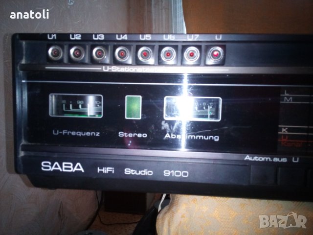  Радиоусилвател SABA HiFi-Studio 9100 ресивър , снимка 6 - Ресийвъри, усилватели, смесителни пултове - 30790295