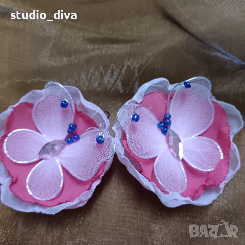 Обеци цветя