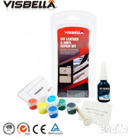 Visbella Течна кожа, комплект за ремонт на волани,кожени салони на автомобили, мебели, кожени якета