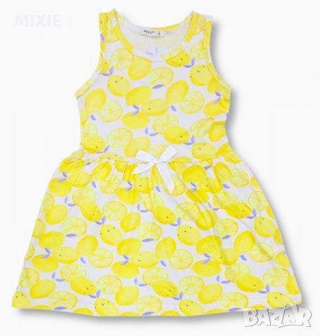Нова детска лятна рокля Лимони