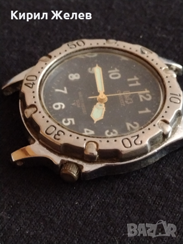 Марков мъжки часовник Q/Q QUARTZ WATER RESIST  с светещи стрелки много красив стилен - 26843, снимка 3 - Мъжки - 36550019