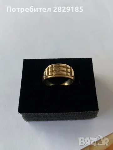 Златен пръстен регулируем 14 кр